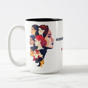 International Women's Day   IWD March 8 Two-Tone Coffee Mug