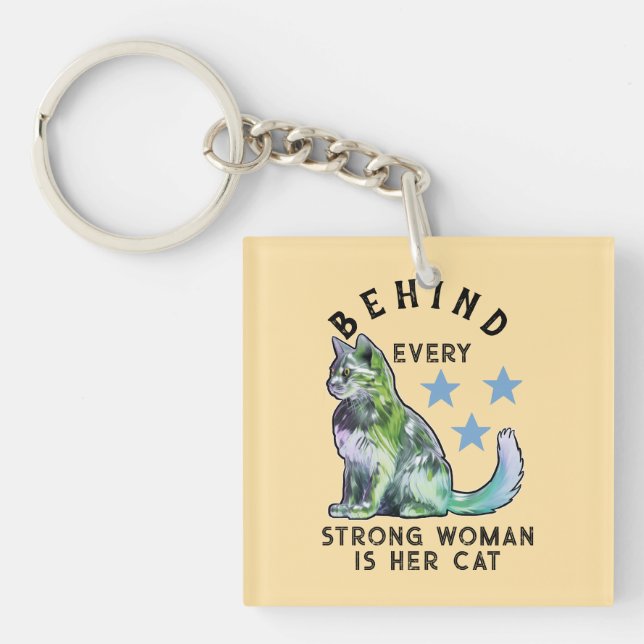 International women's day keychain (Front)