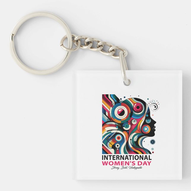 International Women's Day Keychain (Front)