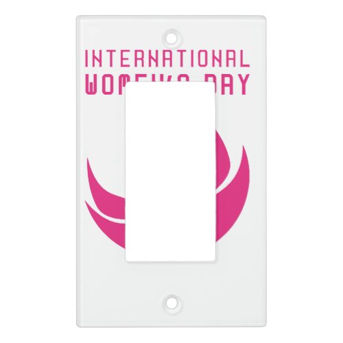 International Womens Day Light Switch Cover