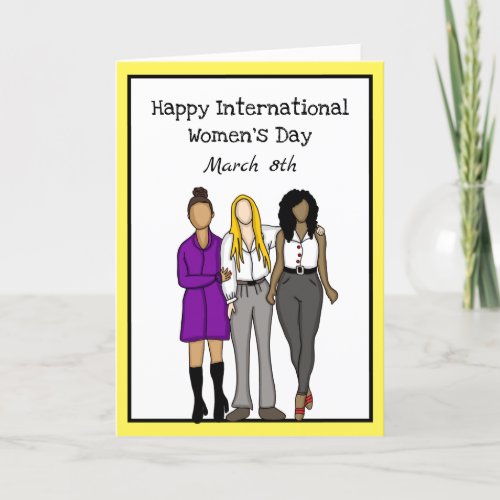 International Womens Day March 8  Card