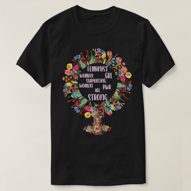 International Women's Day March 8 Feminist Funny W T-Shirt (Design Front)
