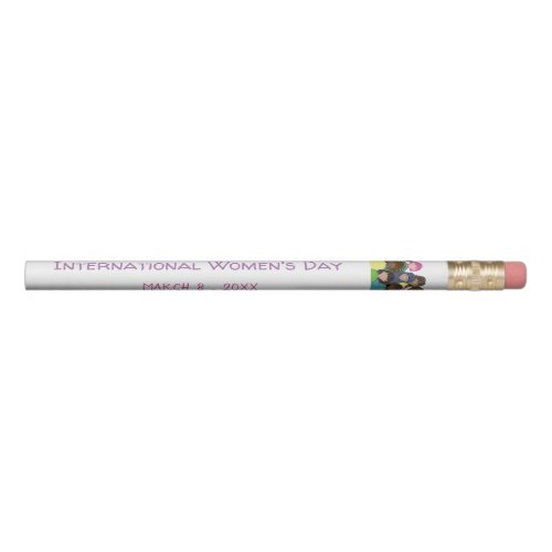 International Womens Day March 8 Pencil