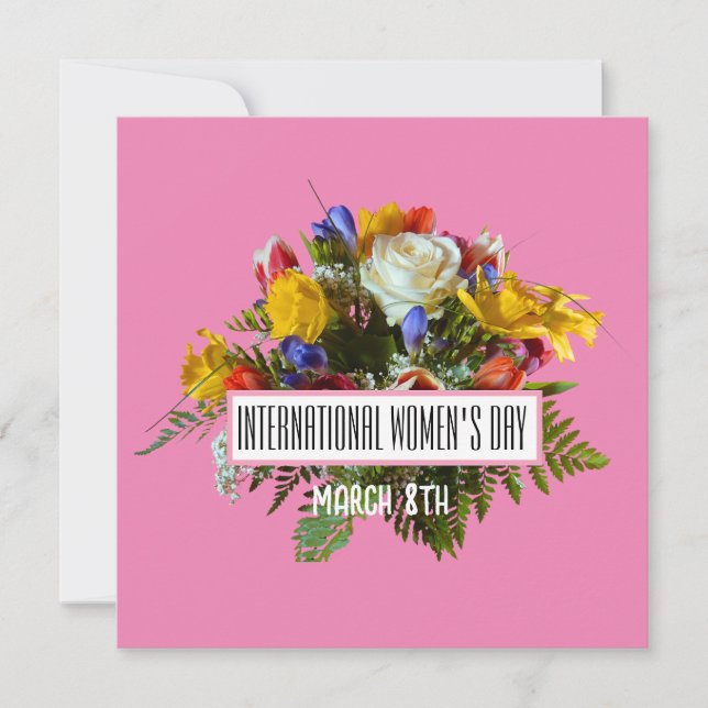 INTERNATIONAL WOMEN'S DAY  MARCH 8TH (Front)