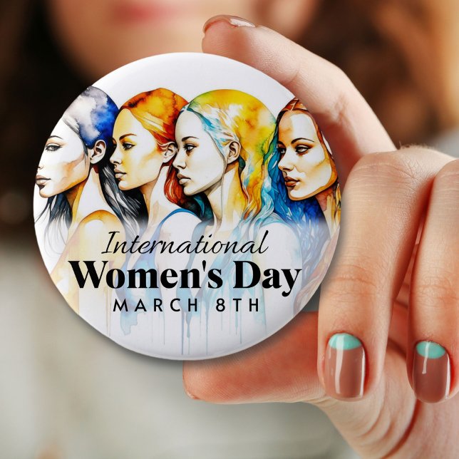  International Women's Day | March 8th Button (Creator Uploaded)