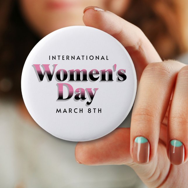  International Women's Day | March 8th Button (Creator Uploaded)