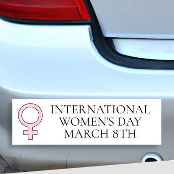 International Women's Day - March 8th  Car Magnet by Magical_Maddness at Zazzle