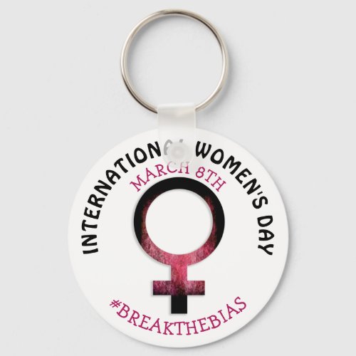 International Womens Day  March 8th   Keychain