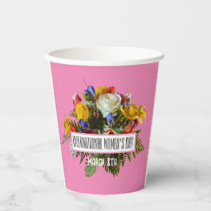 INTERNATIONAL WOMEN'S DAY MARCH 8TH PAPER CUPS