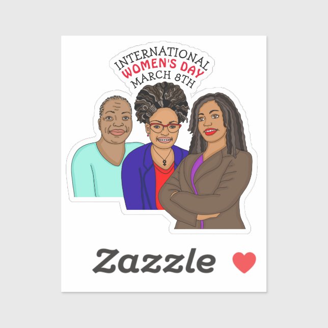 International Women's Day - March 8th  Sticker (Sheet)