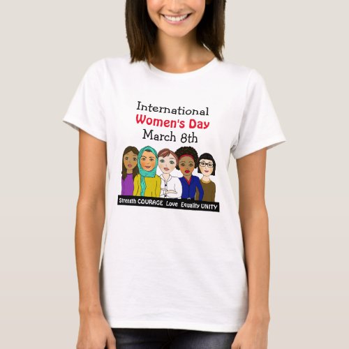 International Womens Day March 8th T_Shirt