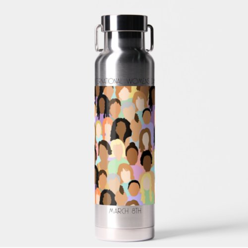 International Womens Day _ March 8th   Water Bottle