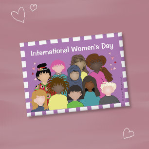 International Women's Day   March Pin Button