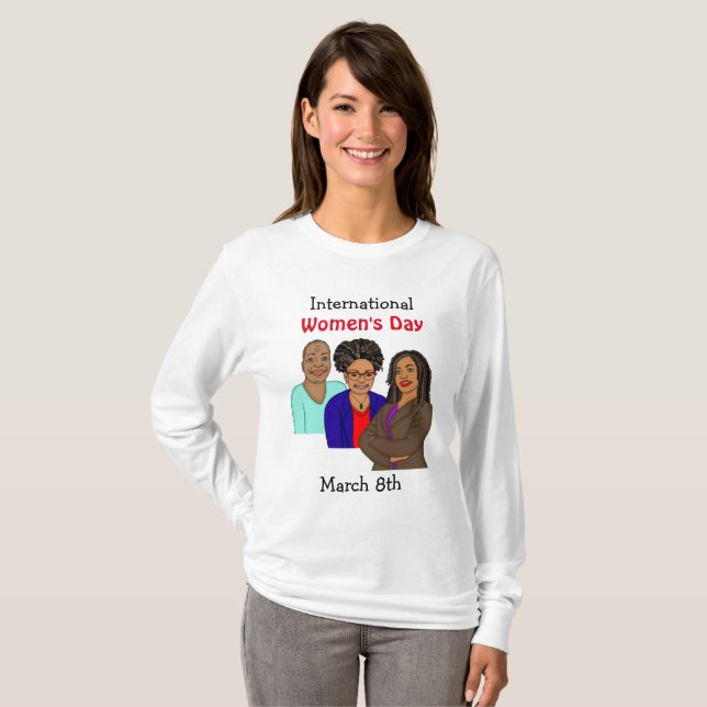 International Women's Day - Marcy 8th  T-Shirt (Front Full)