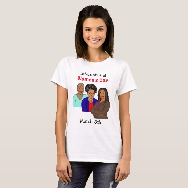 International Women's Day - Marcy 8th  T-Shirt (Front Full)