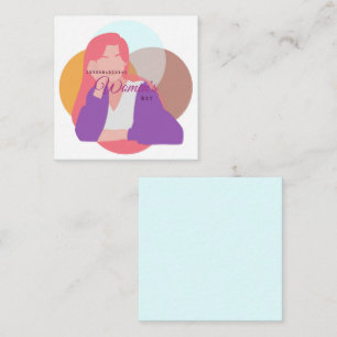 International Women's day Note Card