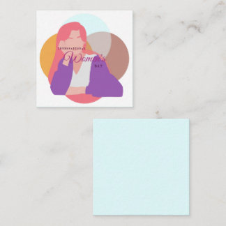 International Women's day Note Card