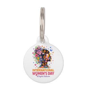 International Women's Day Pet ID Tag