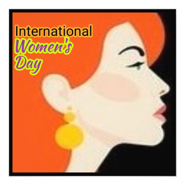 International Women's Day .   Photo Print (Front)