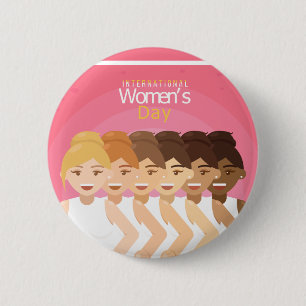 international Womens Day Pinback Button