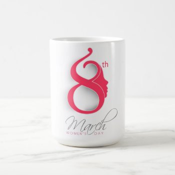 International Women's Day Pink Logo Coffee Mug by steelmoment at Zazzle