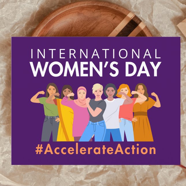 International women's day postcard (Creator Uploaded)