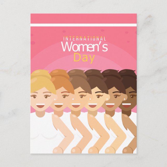 international Womens Day Postcard (Front)