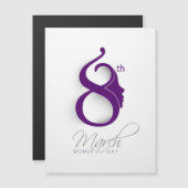 International Women's Day Purple Logo (Front/Back)