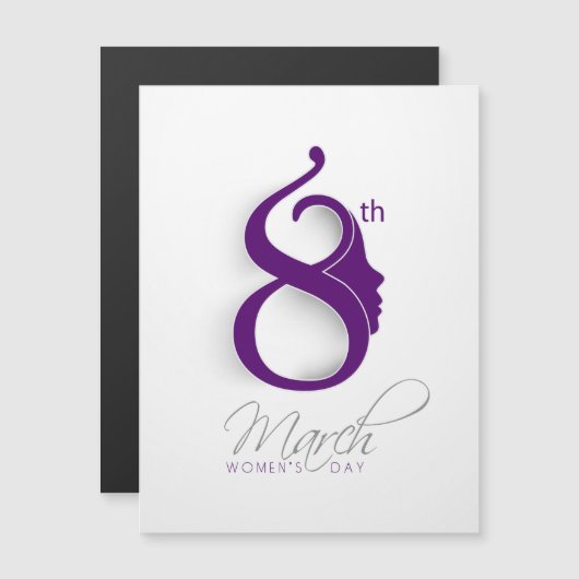 International Women's Day Purple Logo (Front/Back)