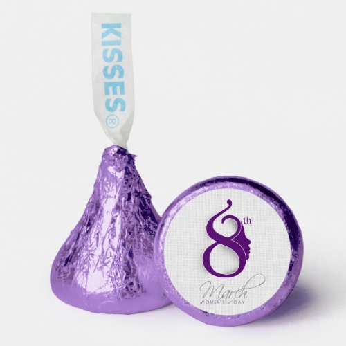 International Womens Day Purple Logo Hersheys Kisses