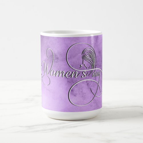 International Womens Day _ Purple Watercolor Coffee Mug