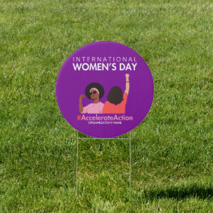 International women's day sign