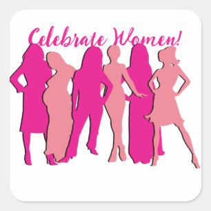International Women's Day Square Sticker