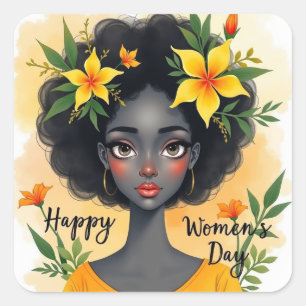 International Women's Day Square Sticker