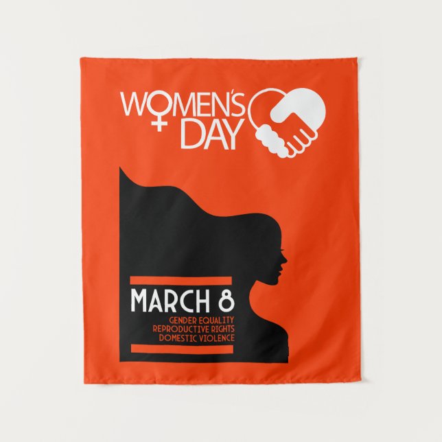 International Women's Day  Tapestry (Front)