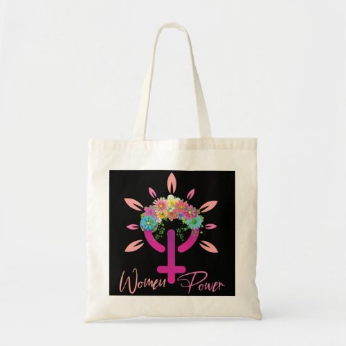 International Womens Day Tee _ Cute Floral March  Tote Bag