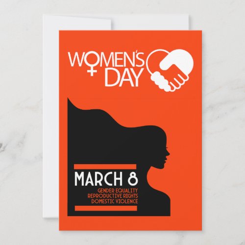 International Womens Day  Thank You Card