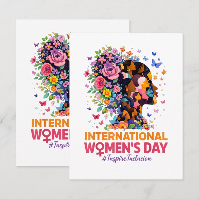 International Women's Day Thank You Card (Front/Back)
