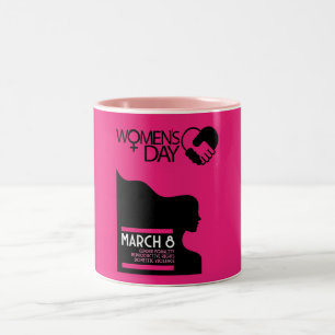 International Women's Day Two-Tone Coffee Mug