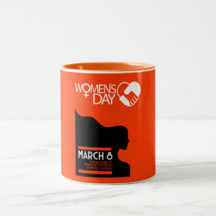 International Women's Day Two-Tone Coffee Mug
