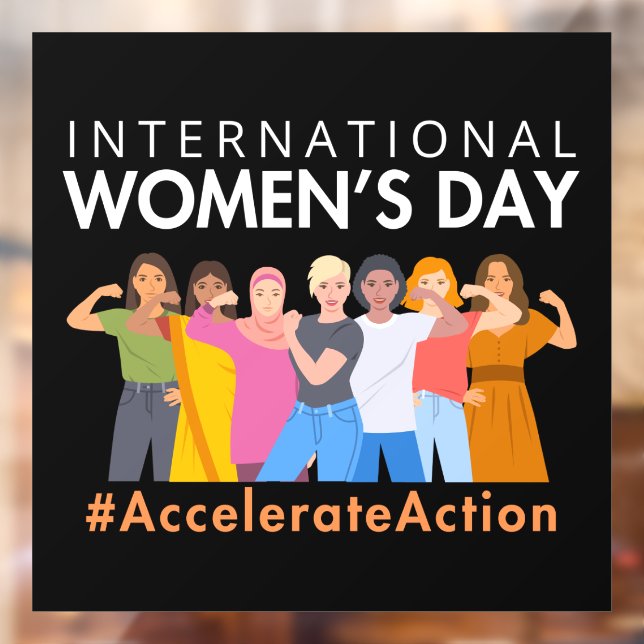 International women's day  window cling (Sheet 2)