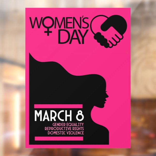 International Women's Day  Window Cling (Sheet 2)
