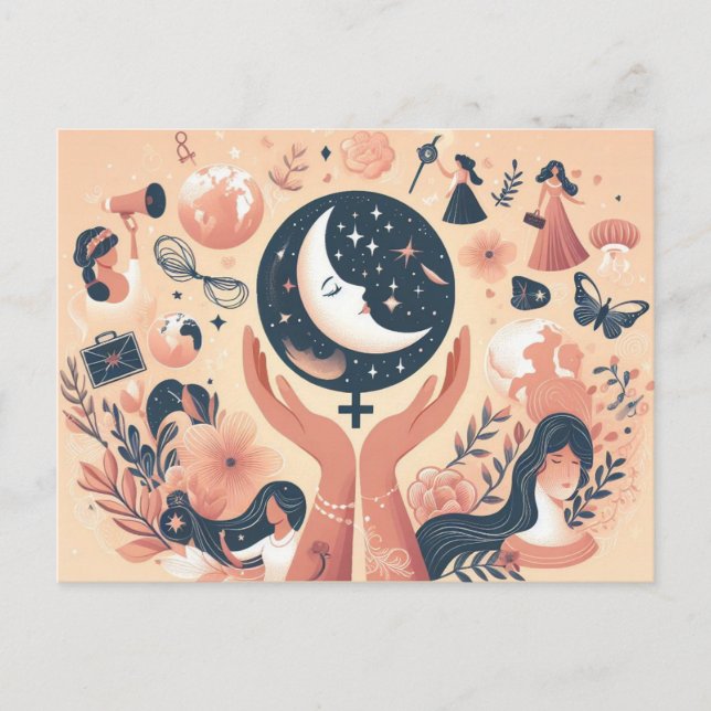 International Women's Day Wishes  Postcard (Front)