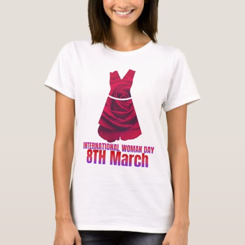 international Womens Day Womens Day Happy  T_Shirt