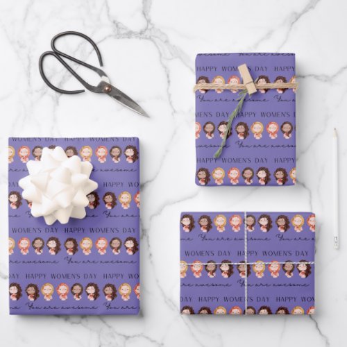 International Womens Day Wrapping Paper 