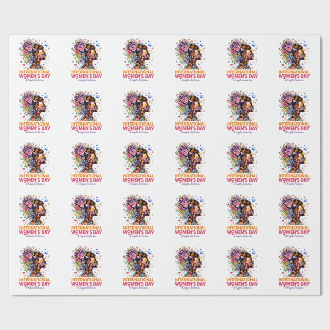 International Women's Day Wrapping Paper (Flat)