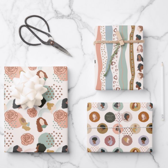 International Women's Day Wrapping Paper  (Front)
