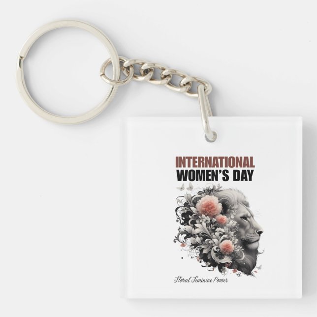 International Wome's Day Keychain (Front)