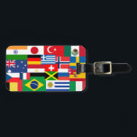 International World Flags Luggage Tag<br><div class="desc">International World Flags</div>