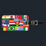 International World Flags Luggage Tag<br><div class="desc">International World Flags</div>